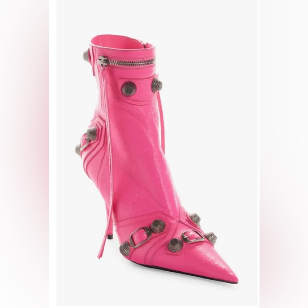 NIB $1795 Balenciaga Cagole Pointed Toe Bootie, 10US / 40EU!